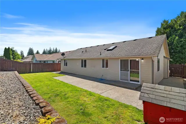 Back of house.