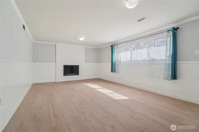 Recroom in basement