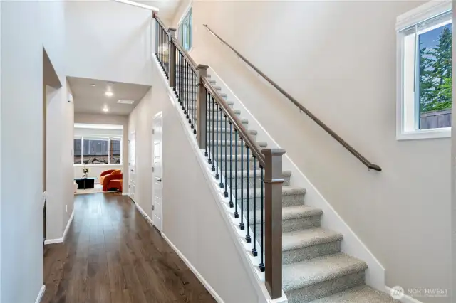 stairs to upper level