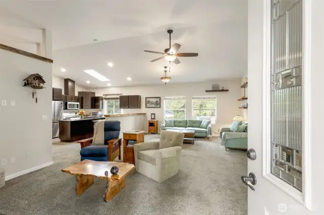 Bright and open living spaces.