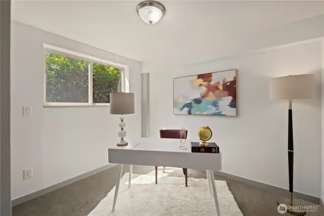 Main floor bedroom/office or flex space