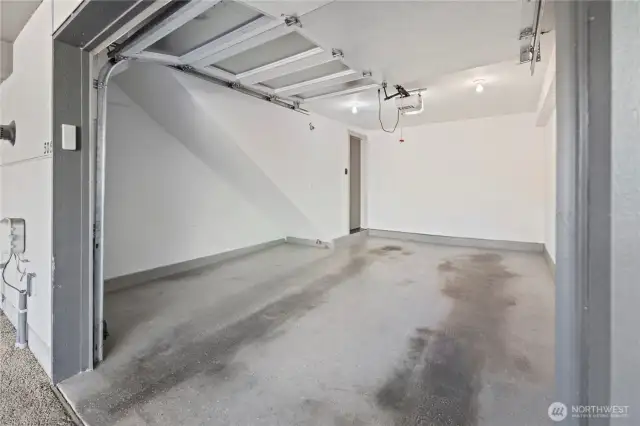 Large garage with room for storage
