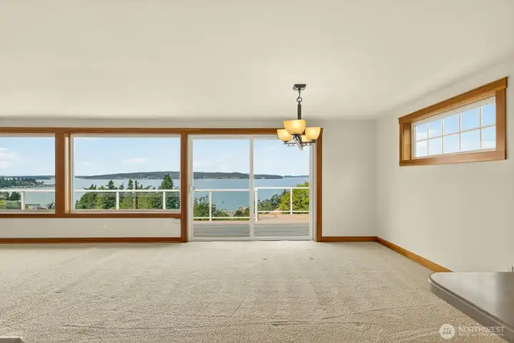 Facing North from Kitchen