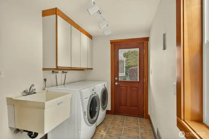 Utility area by back door