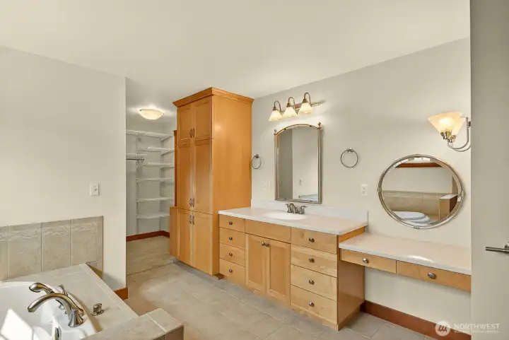 Main bedroom bathroom, vanity area
