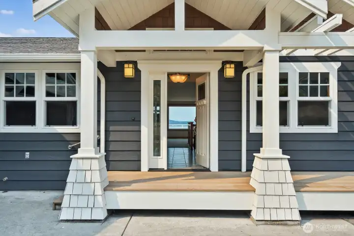 New paint on front porch