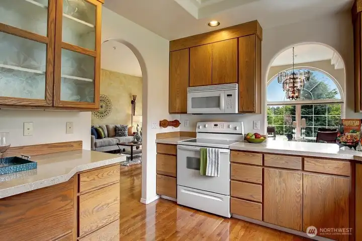 Spacious kitchen