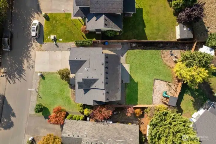 A nice aerial photo of the  property