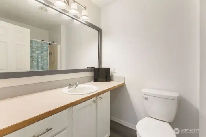 main bath on the upper level