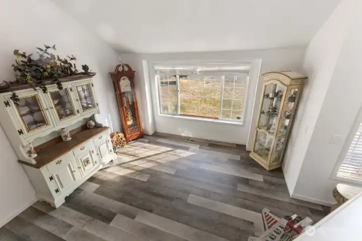 from the top of the stairs lookingdown