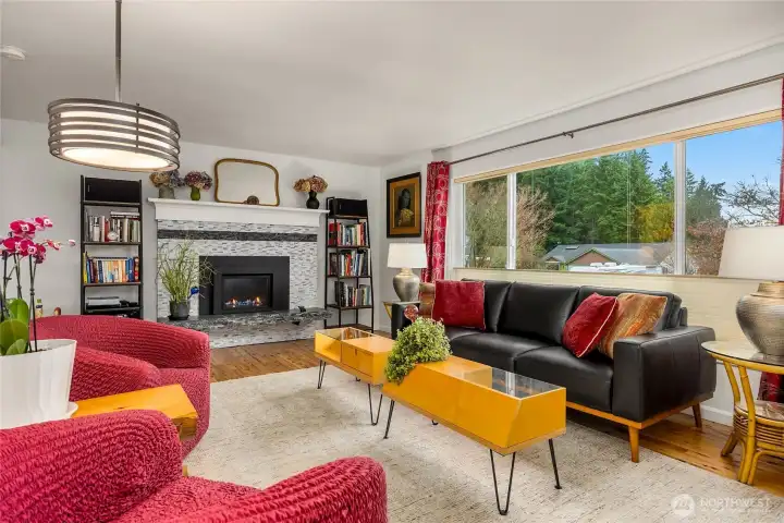 Space for different seating areas