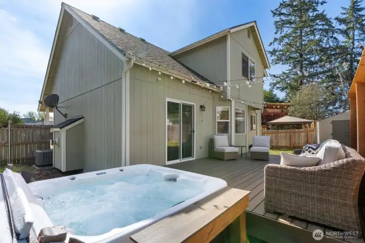 Here is the view of the back of the house.