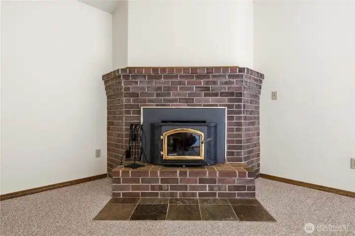 Family Room Wood Stove
