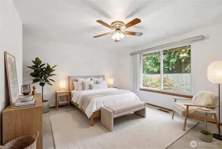 Primary Bedroom - Virtually Staged