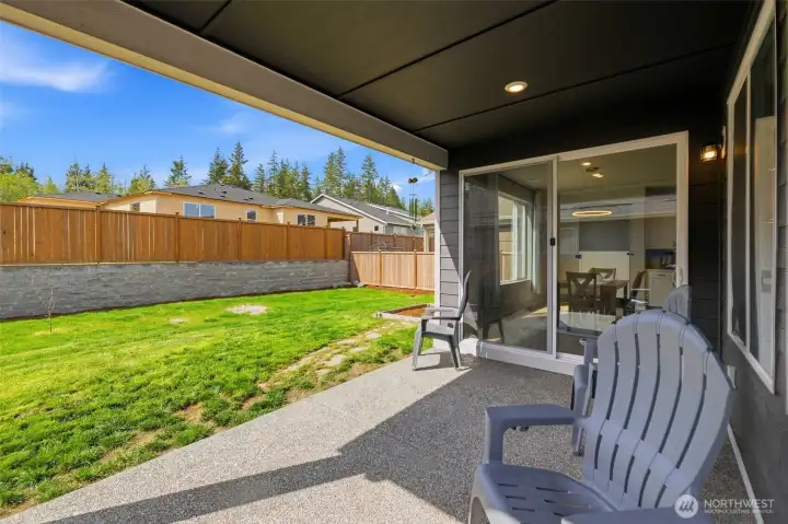 Enjoy the private backyard because 2 of the 3 neighboring homes are ramblers without sightlines into the yard