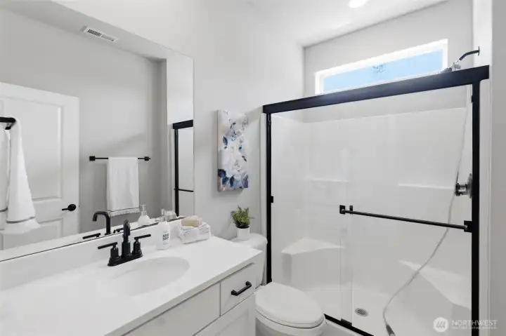 Lower level full bathroom