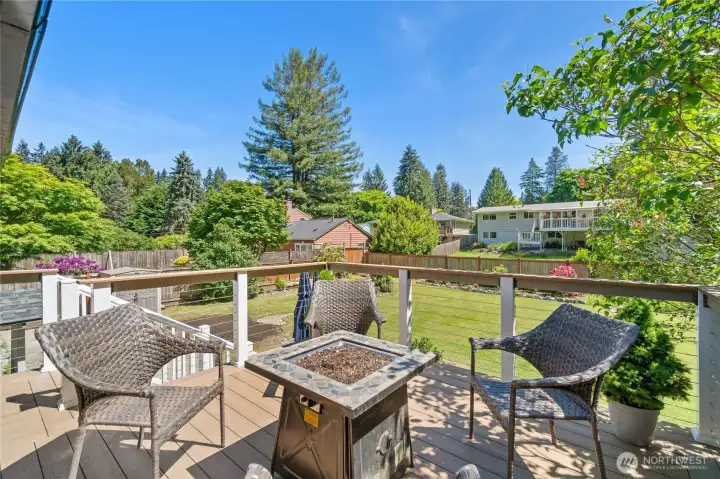 New deck, for extended entertaining
