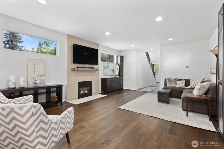 Upgraded gas fireplace insert