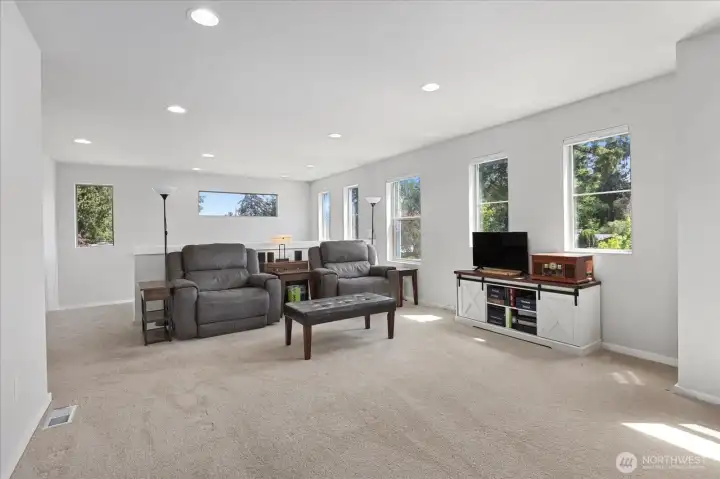 Upstairs bonus room