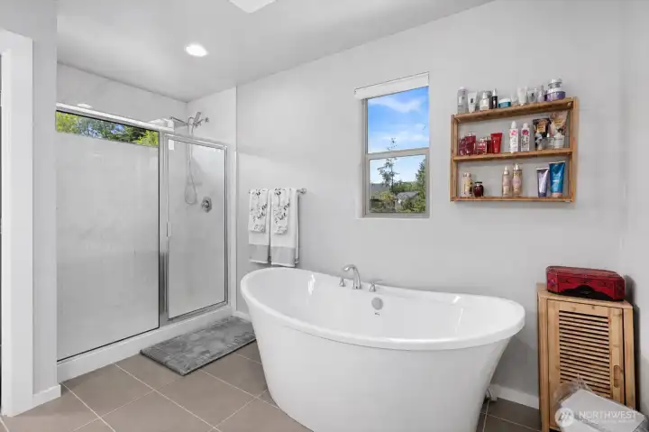 Primary bath includes a private water closet