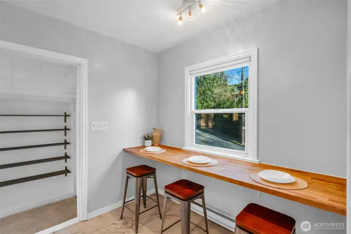 seats in kitchen