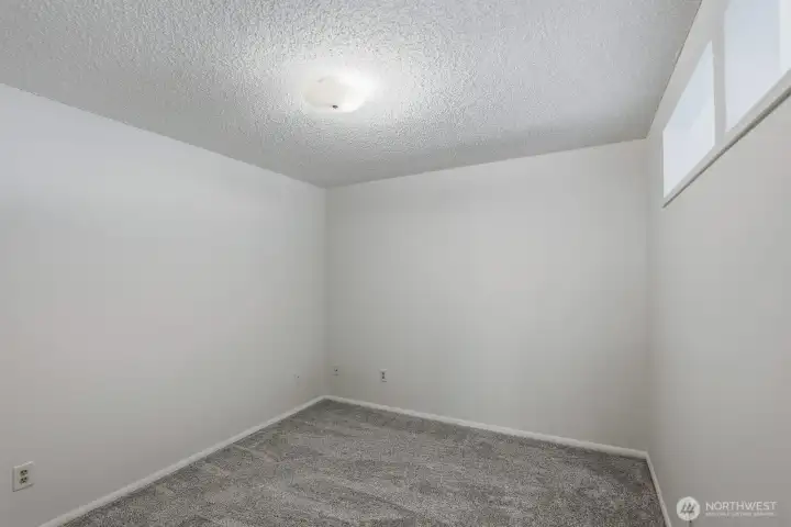Looking into the bedroom. Looking into the bedroom.