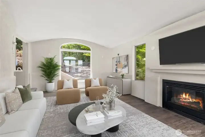 Virtually Staged Living Room. Virtually Staged Living Room.