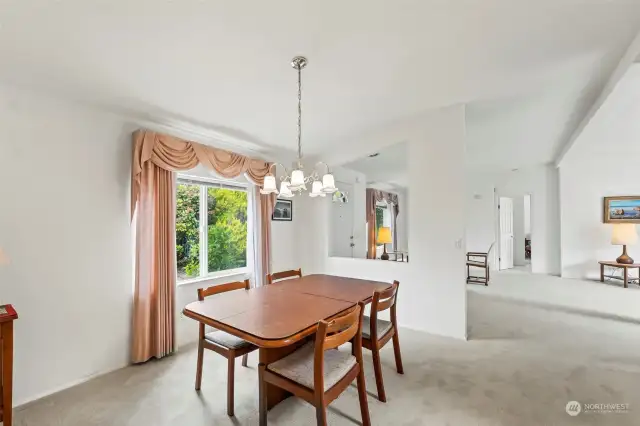 Formal Dining Room with tons of Natural light