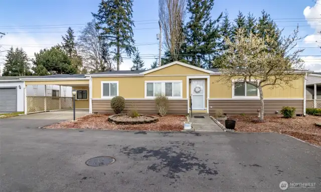 Enjoy a spacious lot!