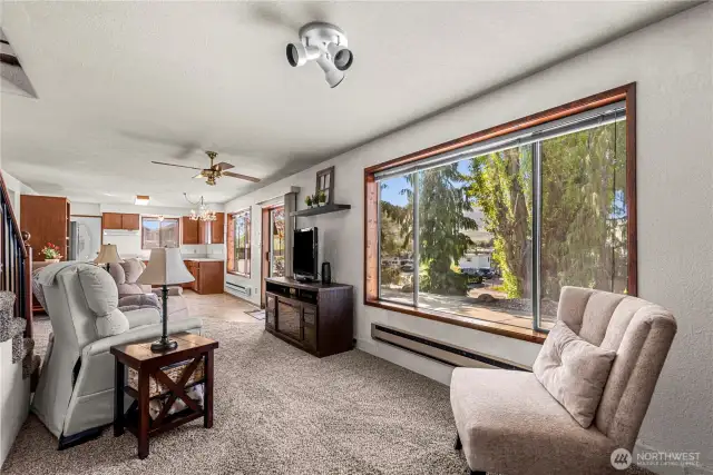 lower level living room