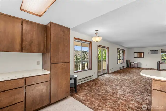 upper level kitchen towards living space