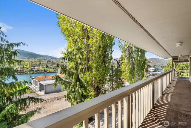 view from deck
