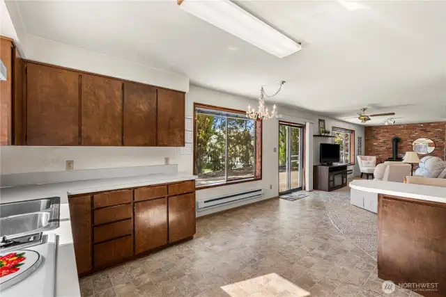 lower level kitchen