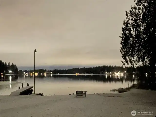 Winter on Spanaway Lake.