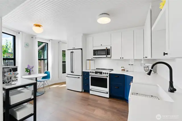 kitchen with breakfast space.