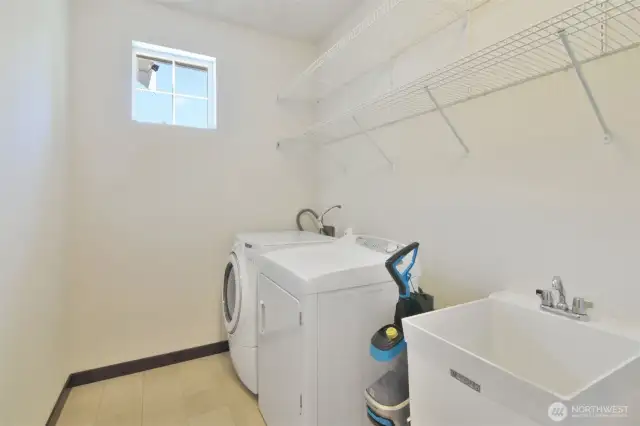 Convenient Second Floor Utility Room