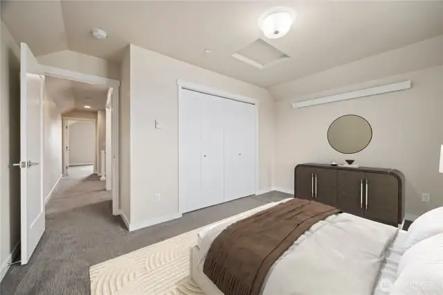 Both the upper bedrooms are spacious and have privacy.