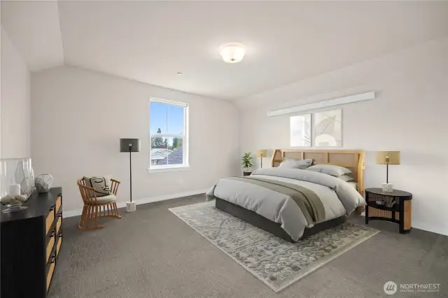 This room is equally as generous in size.