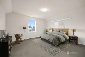 This room is equally as generous in size.