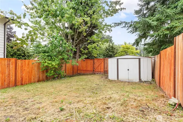 Metal storage shed