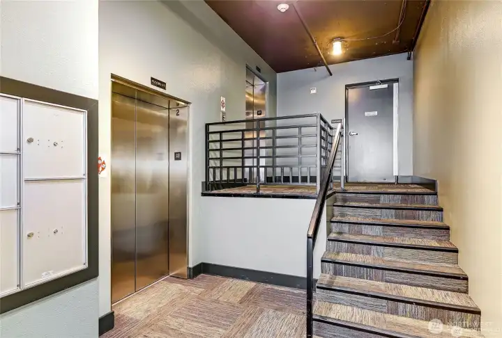 Two elevators