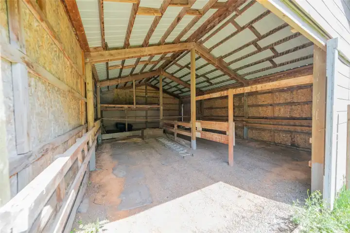 Inside Barn