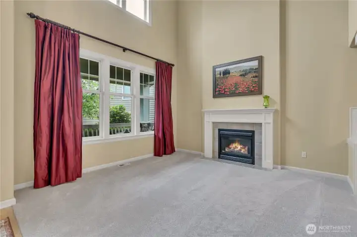 Two story ceilings