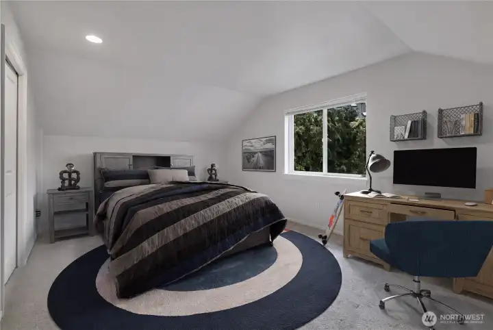 This room has been virtually staged