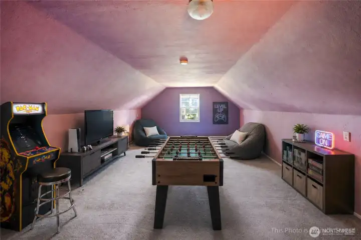 Bonus/flex space upstairs, virtually staged