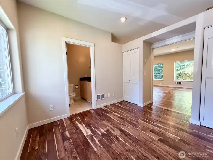 2nd bedroom with bathroom.