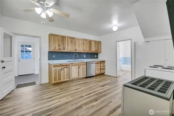 Seeing the Kitchen from the Front Room
