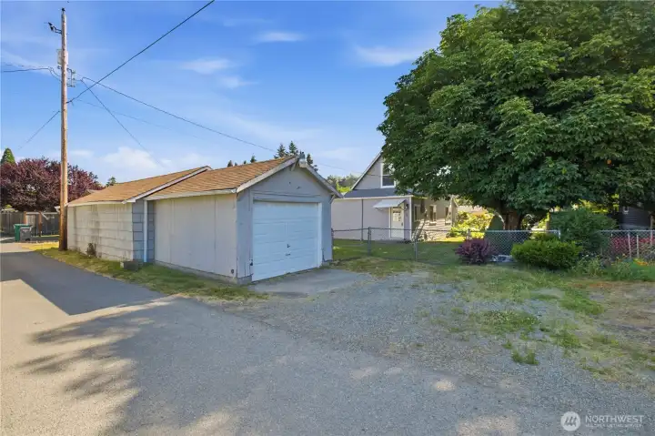 Huge detached garage