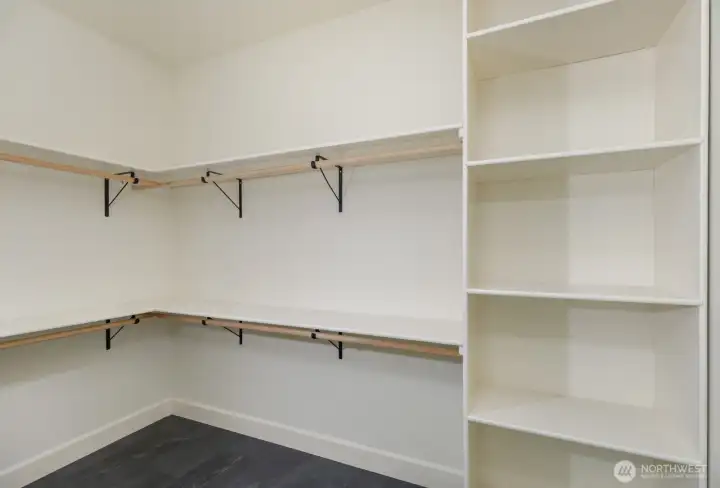 Primary walk-in closet
