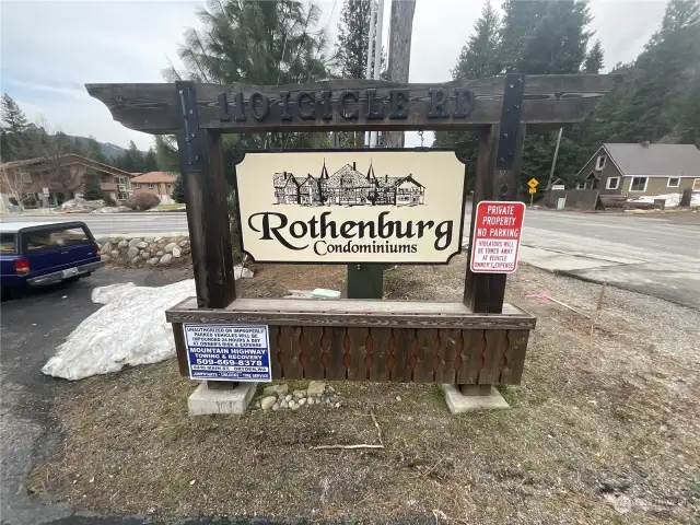 Rothenburg Sign